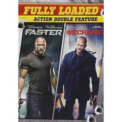 Faster (2010) / The Mechanic (2011) (DVD, 2014) NEW