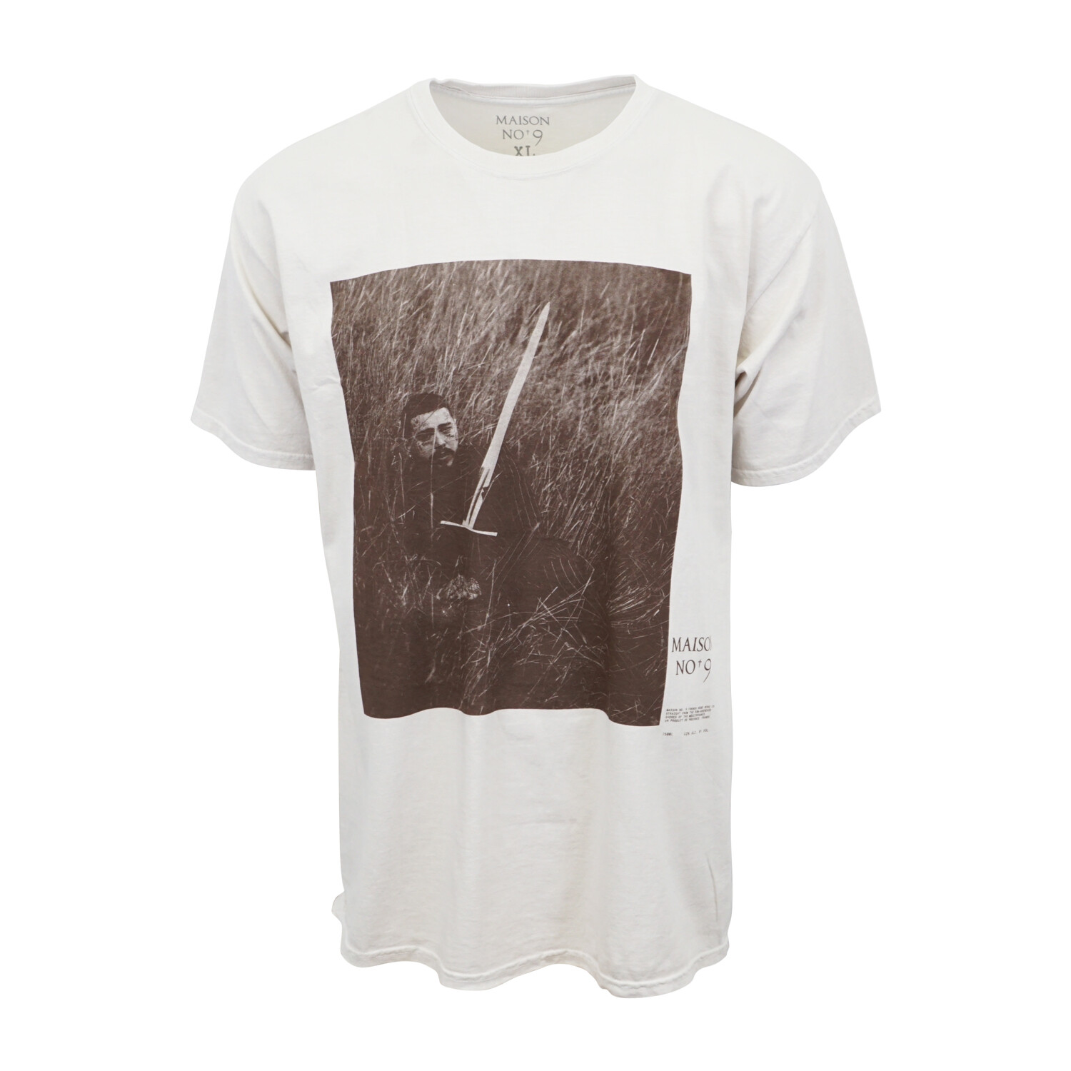 

ФУТБОЛКА POST MALONE MAISON NO 9 С КОРОТКИМИ РУКАВАМИ, Off white