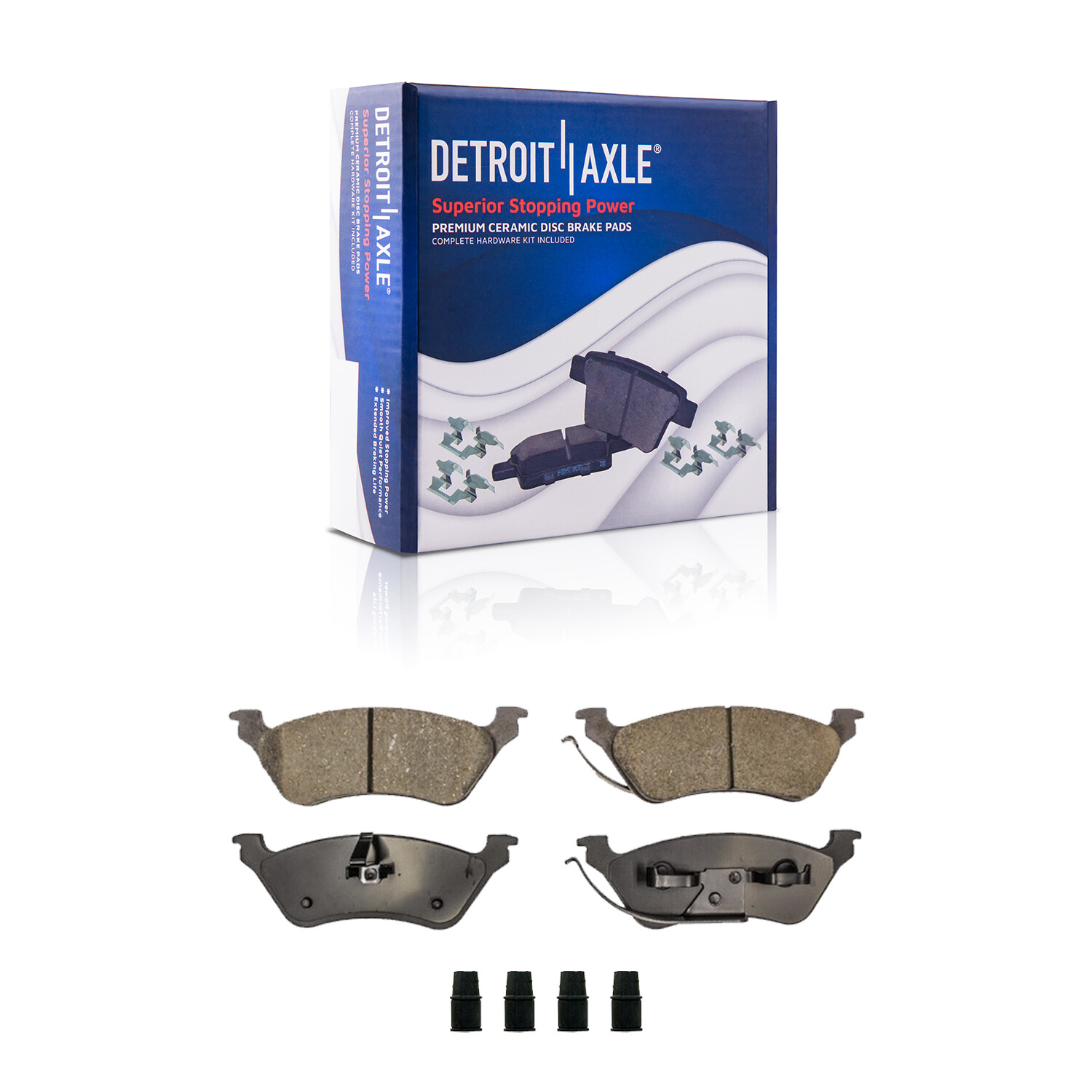 Front Rear Disc Rotor Brake Pad for 2001-2007 Dodge Grand Caravan Town & Country