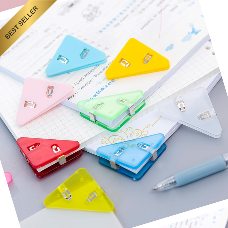 Colored Binder Clips (9)