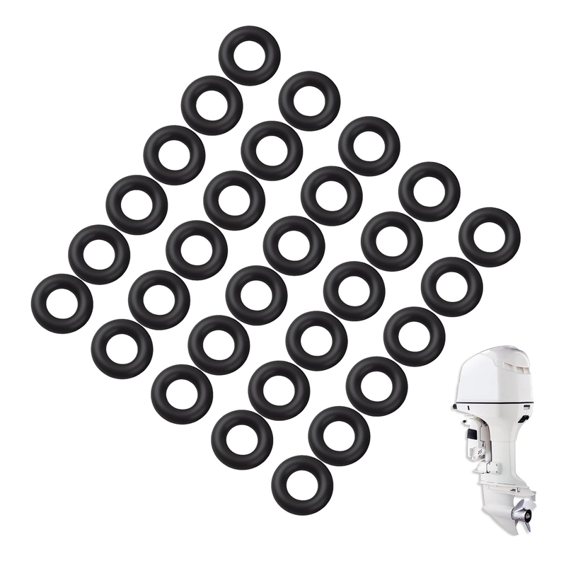 335362 0335362 O-Ring Seals Kit Compatible with Johnson/Evinrude 90-175Hp 60 Degree Carbureted Motors, Fuel Manifold Replacement Seal Rings(30 Pcs)