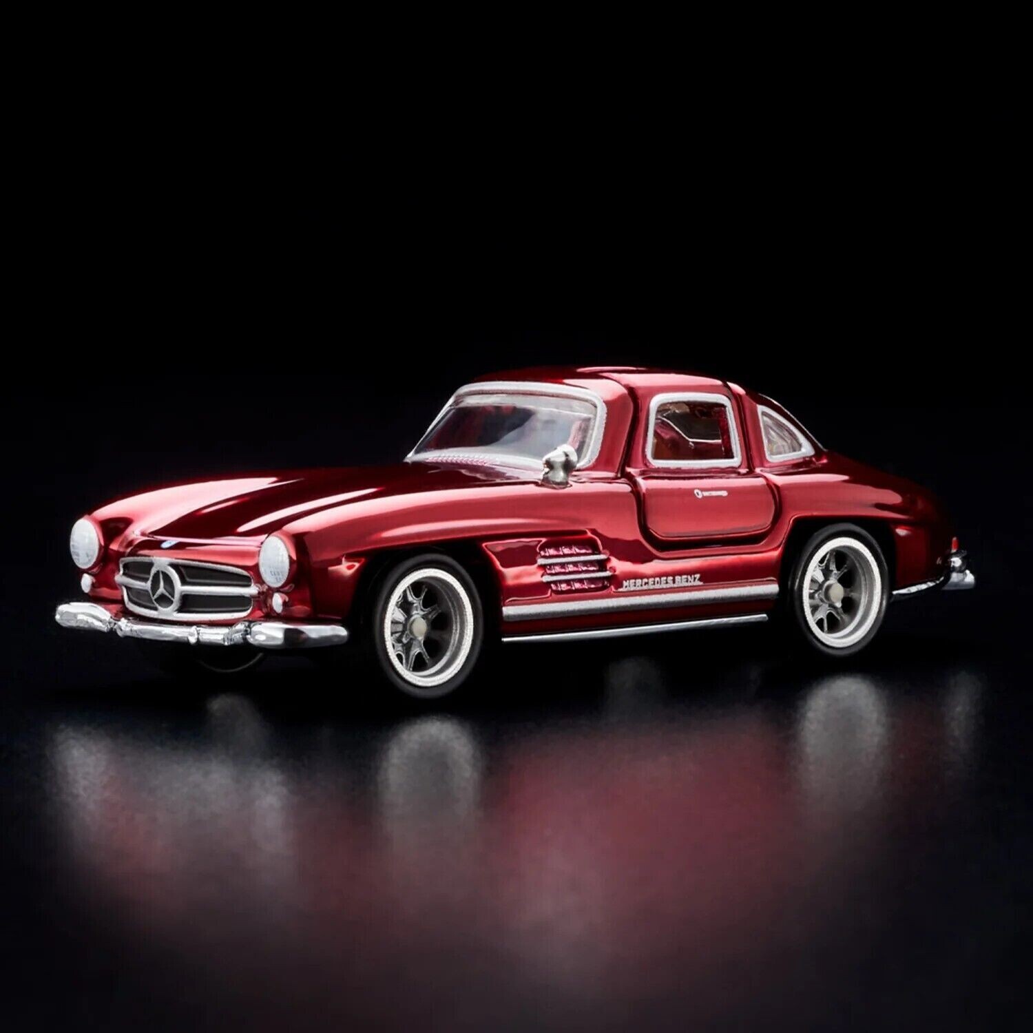 Hot Wheels RLC 1955 Mercedes-Benz 300 SL - Oxblood Red