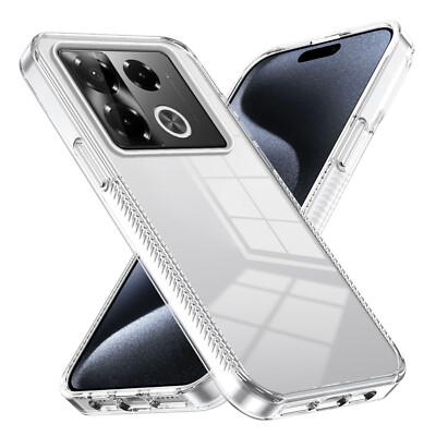 For Infinix Note 40, Luxury Shockproof Hybrid Bumper Crystal Clear Cover Case
