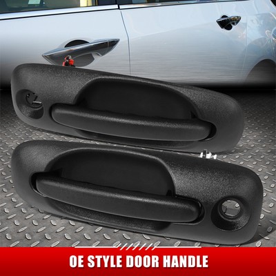 [2ШТ] ДЛЯ 01-07 VOYAGER CARAVAN ПЕРЕДНИЕ ЛЕВЫЕ И ПРАВЫЕ ДВЕРНЫЕ РУЧКИ С ЗАМОЧНОЙ СКВАЖИНОЙ