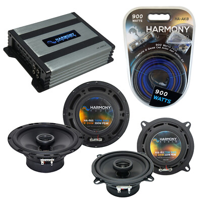 Chevy Suburban 2007-2014 Factory Speaker Upgrade Harmony R65 R5 & HA-A400.4 Amp