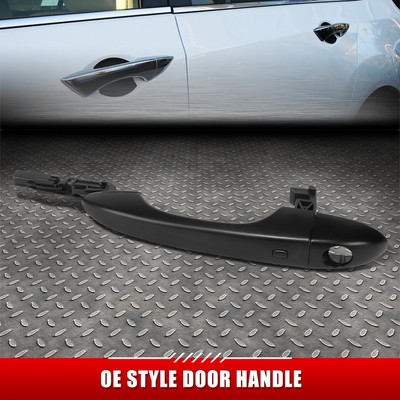 ДЛЯ 14-17 JEEP CHEROKEE ЧЕРНАЯ ТЕКСТУРИРОВАННАЯ РУЧКА ТЯГИ ПЕРЕДНЕЙ ЛЕВОЙ ДВЕРИ со СМАРТ-КЛЮЧОМ