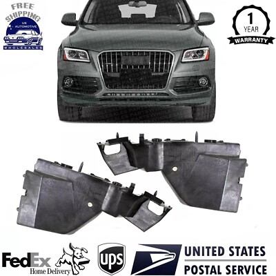 Set of 2 Front Bumper Bracket LH & RH For 2009-2017 Audi Q5 / 2014-17 SQ5