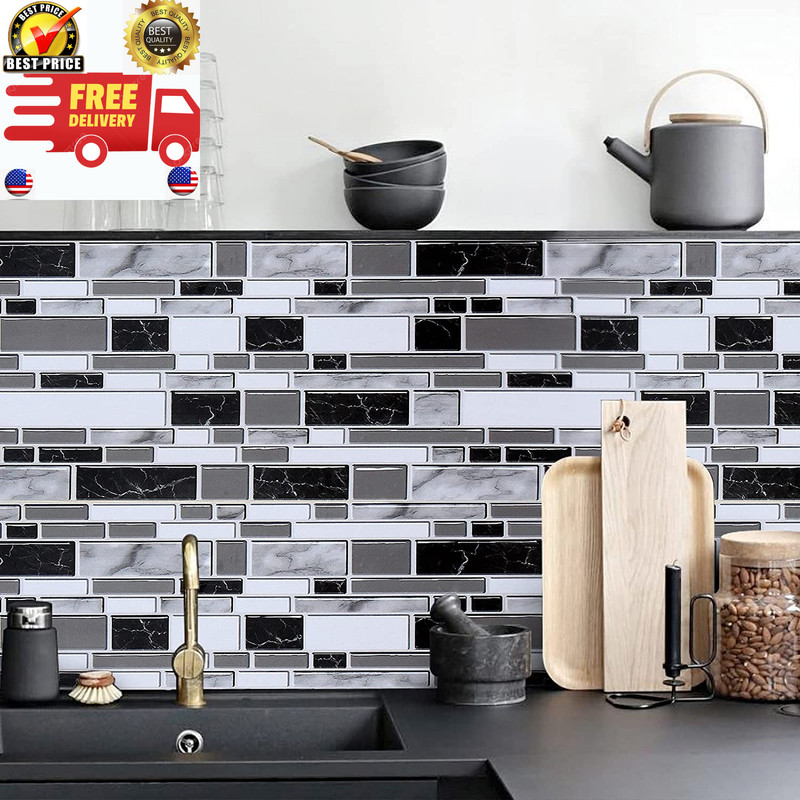 Livebor Peel and Stick Backsplash Wallpaper Kitchen Backsplash Wallpaper 17.7Inc