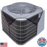 Air Conditioner Covers for Outside Units Central Ac Cover Leaf Guard Heavy Duty Mesh AC Defender for Outdoor Square Units, All Season Black ( 32 x 32 inch Mesh)