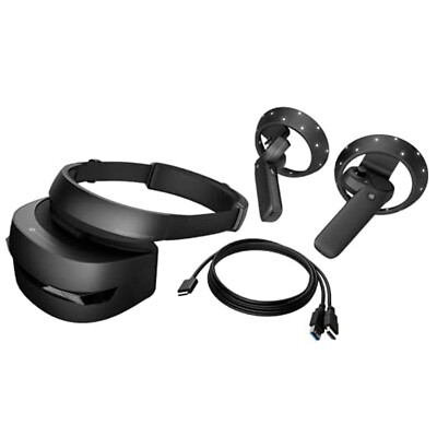 BUNDLE - HP Windows Mixed Reality VR 1000-100 Headset Dev Edition + Controllers!