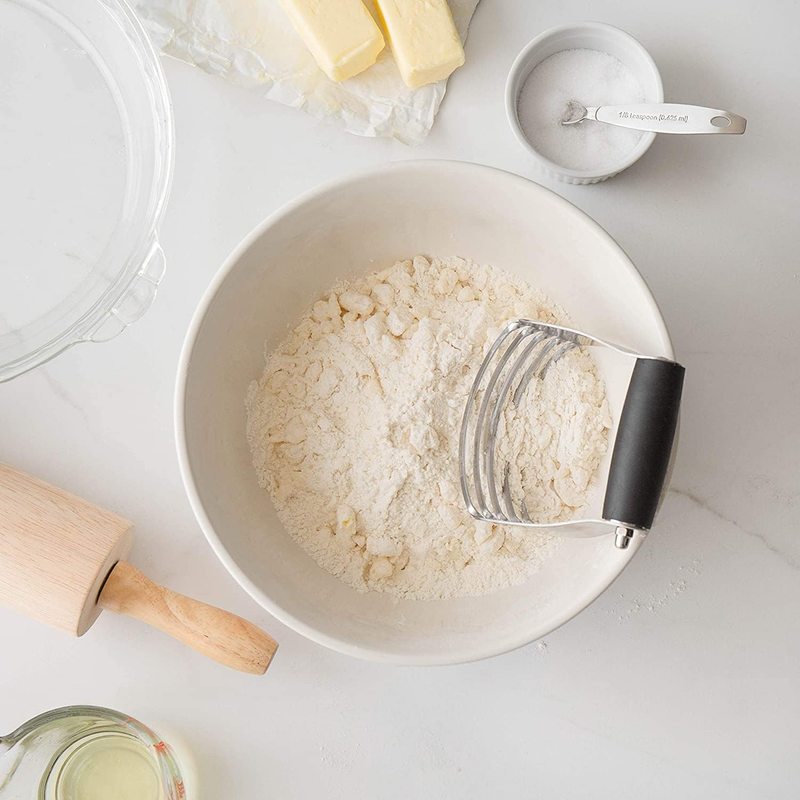 Pastry Blender, Multi-Purpose Dough Blender Mixer, Stainless Steel Blades, Heavy