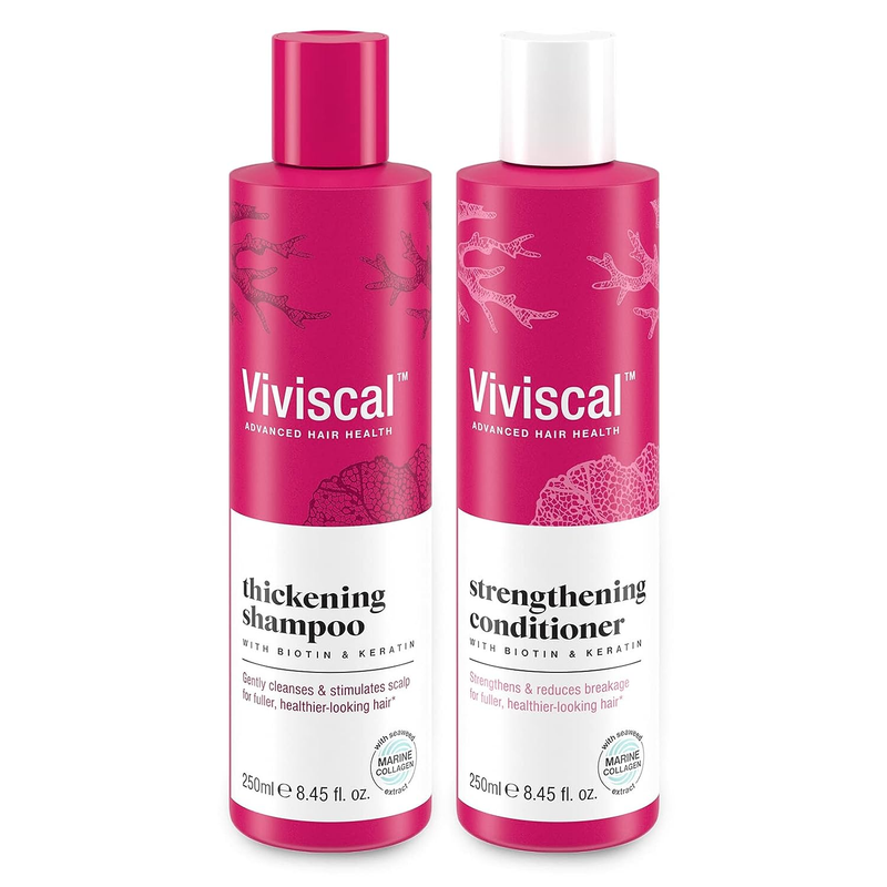 Viviscal Thickening Shampoo 250Ml (8.45 Fl. Oz.) + Hair Thickening Conditioner 2