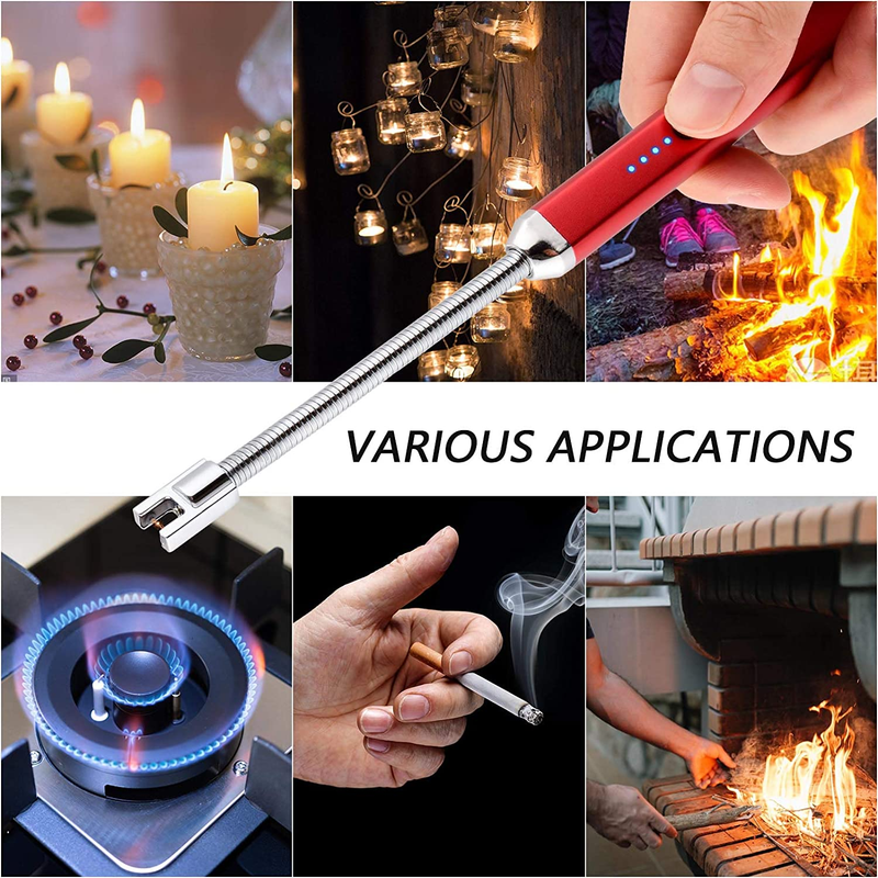 Lighter Electric Candle Lighter Birthday Gifts for Women Mom Wife Men, Long Elec
