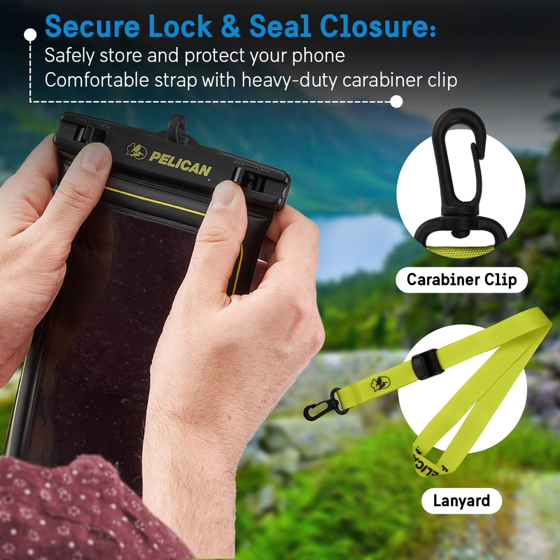 Marine - IP68 Waterproof Phone Pouch [XL Size] Floating Waterproof Phone Case/Ba
