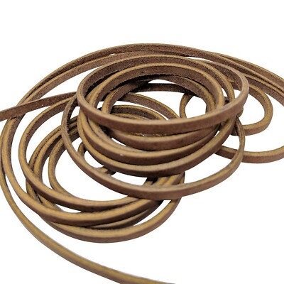 TOFL Baseball & Softball Glove & Mitt Leather Lacing Medium Brown 4 Strings 