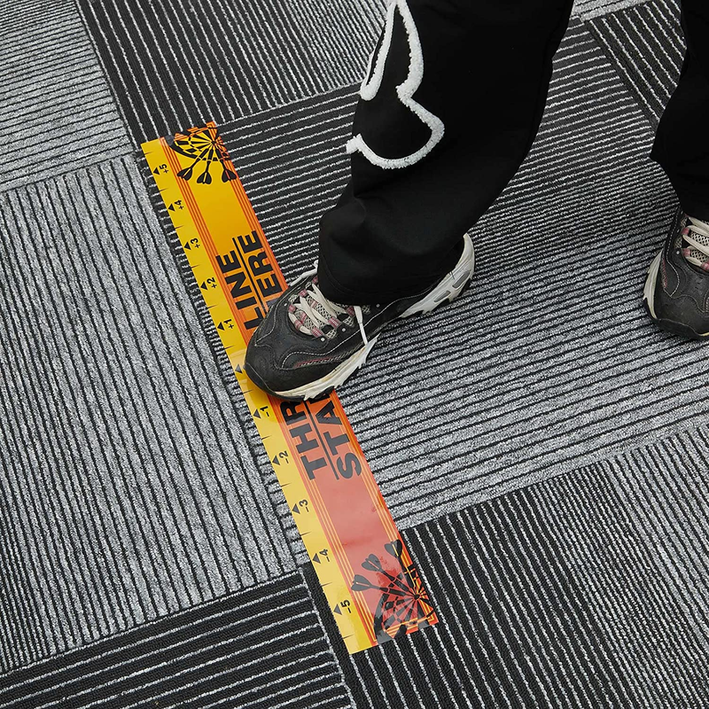 Dart Throw Line Dart Line Floor Sticker PVC Dart Board Toe Line Marker for Dart
