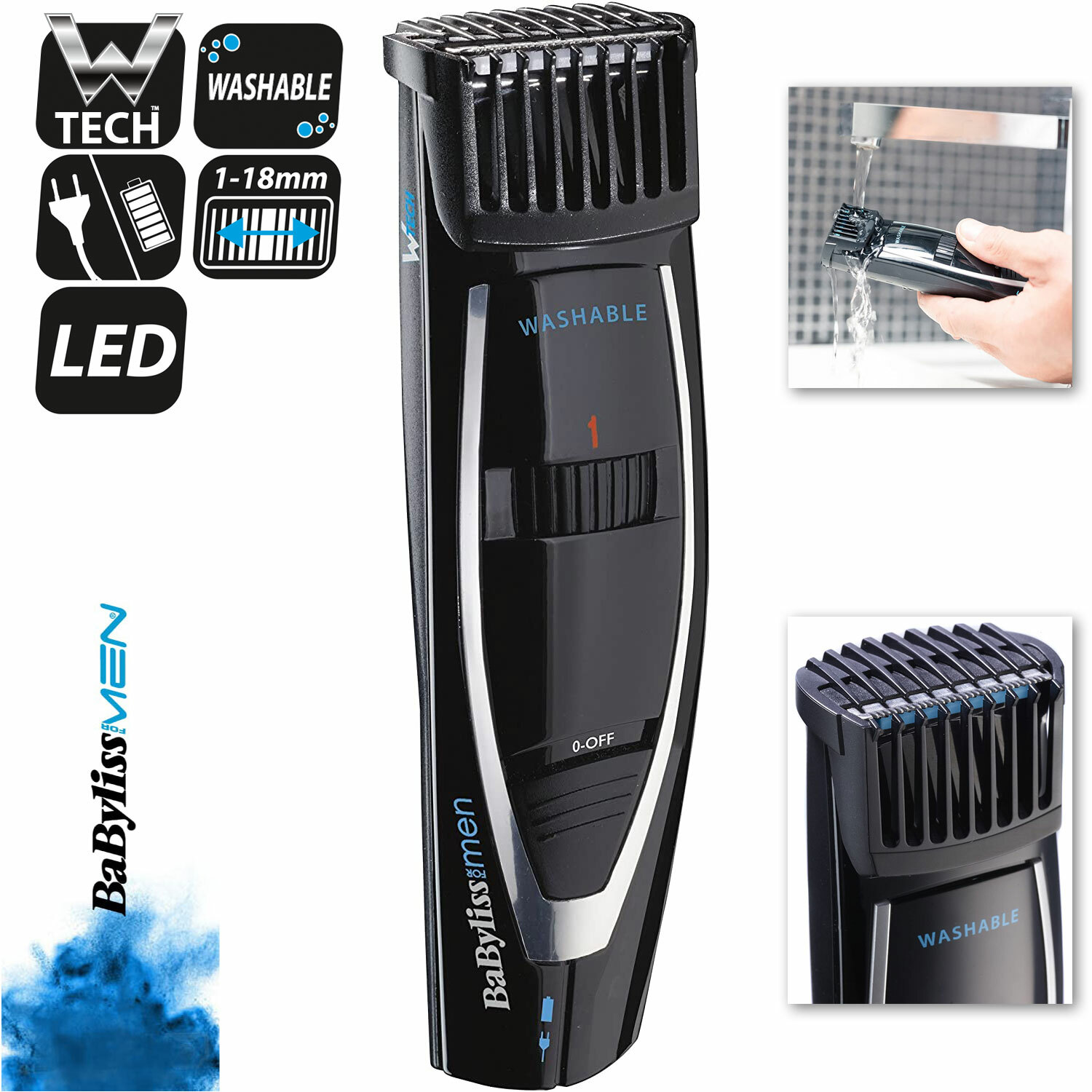 BaByliss MEN E856E Bartschneider Rasierer Haar Bart Trimmer Haarschneidemaschine