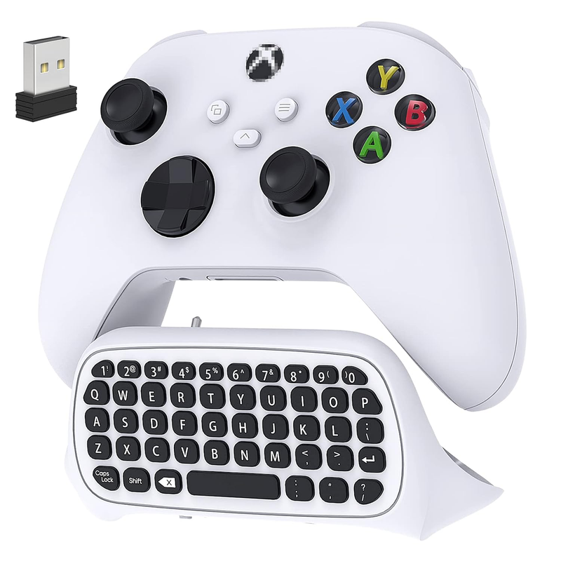 Controller Keyboard for Xbox Series X/S/One/One S,Wireless Chatpad Bluetooth Gam