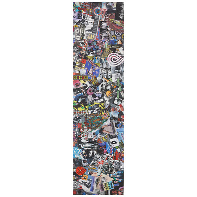 Powell Peralta Skateboard Griptape Collage White 10.5'' x 33'' Grip Sheet