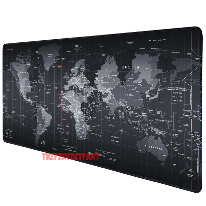 Extended Gaming Mouse Pad Large XL Desk Keyboard Mat Non-Slip 800x300mm Stitched