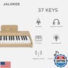 JALOKEE Kids Piano Keyboard, Digital Piano for Kids, Music Educational Instrument Toy, Wood Toy for 3+ Girls and Boys (Oak, 37 Keys)