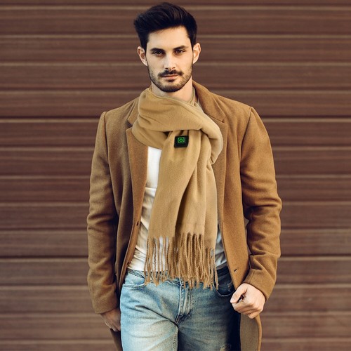 Mens Womens Warm Scarves Wraps Neck Warmer Heating USB Electric Heated Scarf