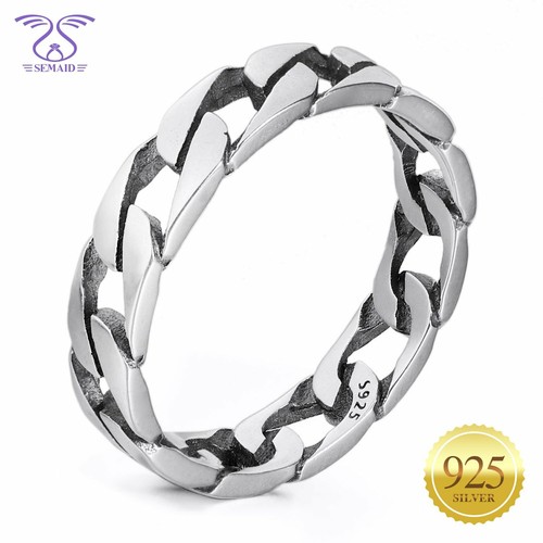SEMAID Women 925 Sterling Silver Ring Eternity Infinity Symbol Size 6 7 8 9 10