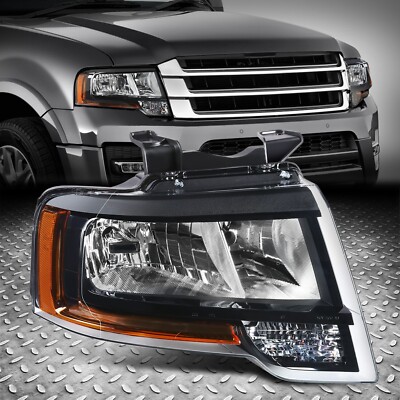 Для 15-17 Ford Expedition OE Style Черный корпус Правой пассажирской фары