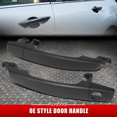 [2ШТ] ДЛЯ 14-17 CHEVY CAPRICE ЧЕРНЫЕ ТЕКСТУРИРОВАННЫЕ РУЧКИ ДЛЯ ОТКРЫВАНИЯ ПЕРЕДНЕЙ ЛЕВОЙ И ПРАВОЙ ДВЕРЕЙ