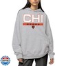 Hybrid Sports NFL - Chicago Bears - City Block - Men's and Women's Pullover Hoodie Fleece Sweatshirt - Size Medium - Chicago Bears - Athletic Heather