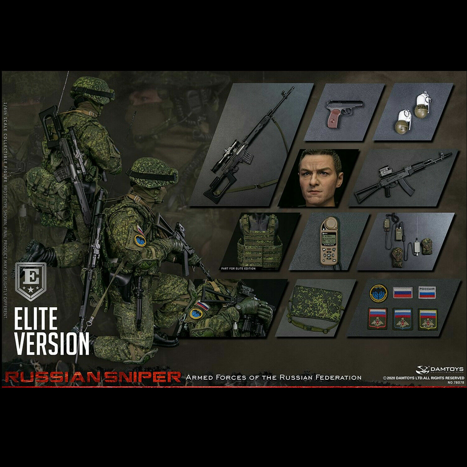 DAMTOYS 78078 1/6 Armed Forces of the Russian Federation