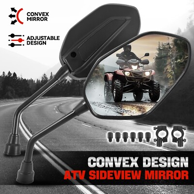 Для Honda Suzuki Yamaha 7/8 Руль управления для мотоциклов неправильной формы ATV Боковое зеркало заднего вида