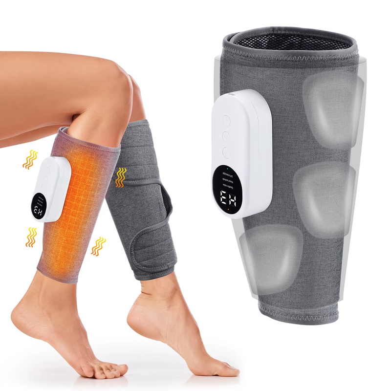 Electric Wireless Pneumatic Calf Massager 360° Leg Arm Massage 3 Mode Hot Compre