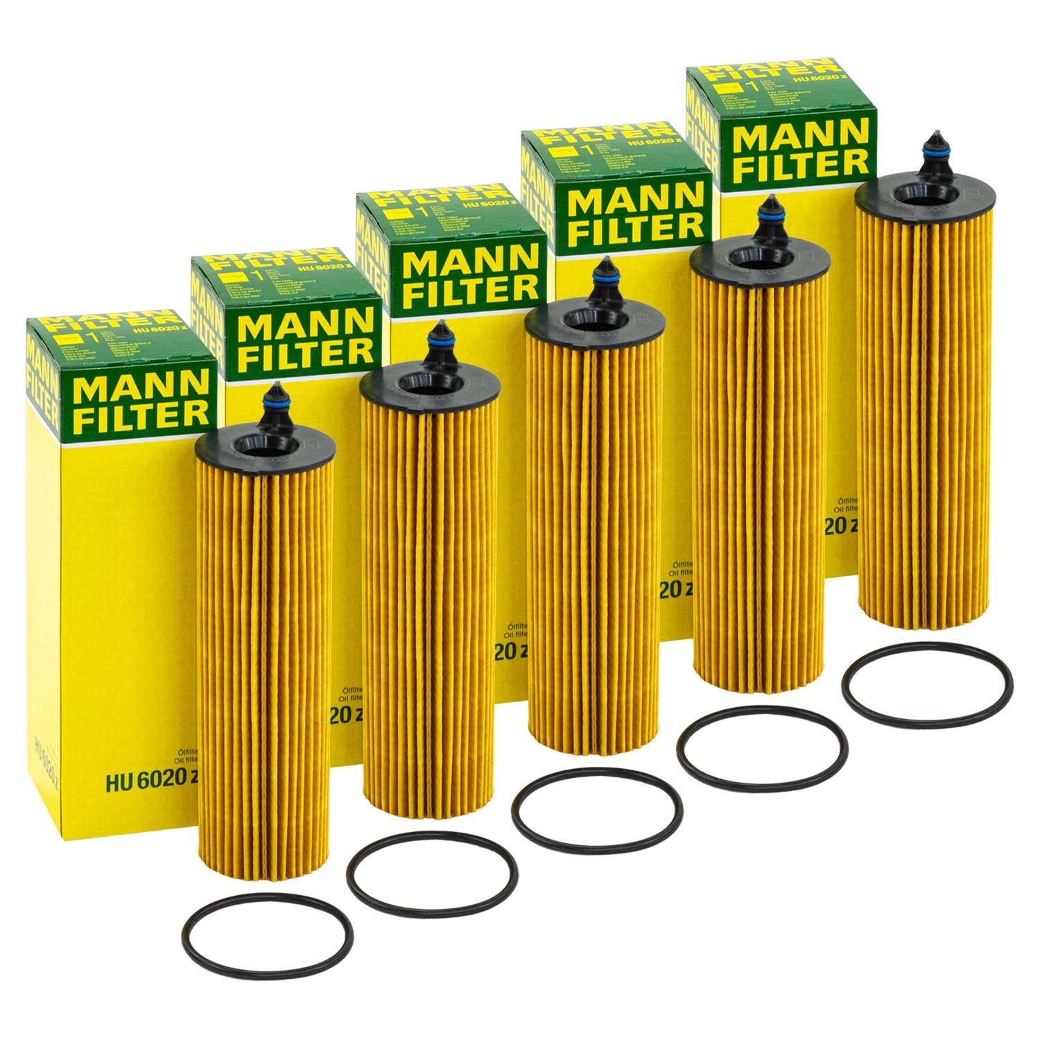 Ölfilter Mann Filter HU 6020 z 5 Stück für Mercedes E-Klasse CLS C-Klasse Vito