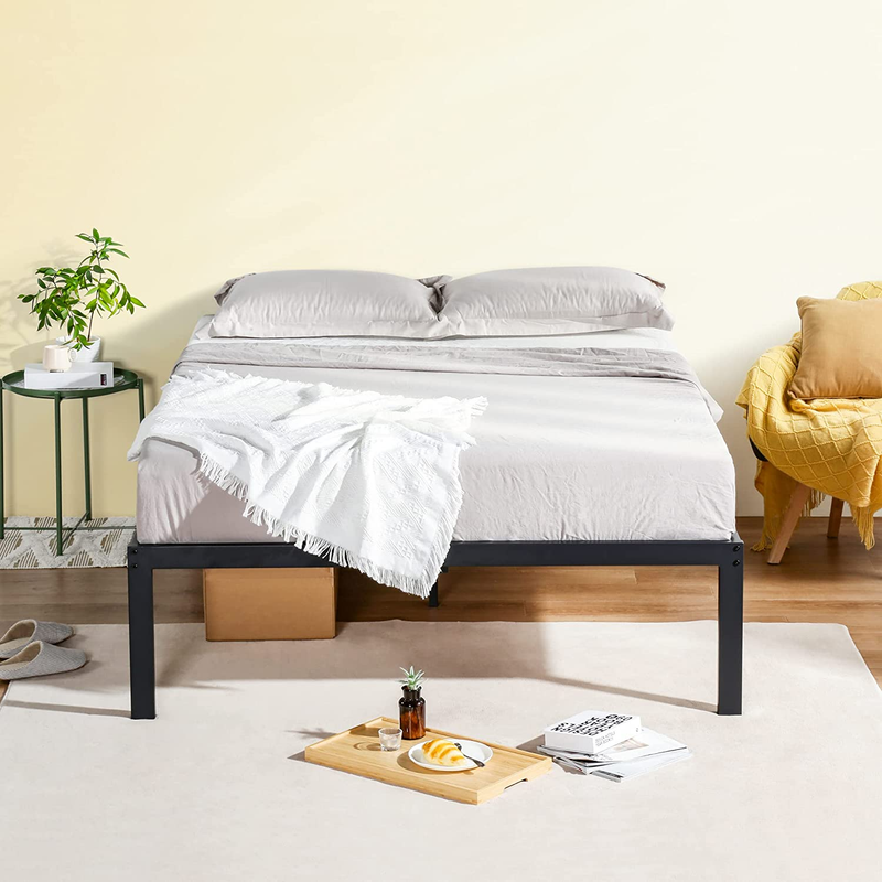 Primasleep 18 Inch Tall Metal Bed Frame/Dura Steel Slat/Anti-Slip Support/No Box