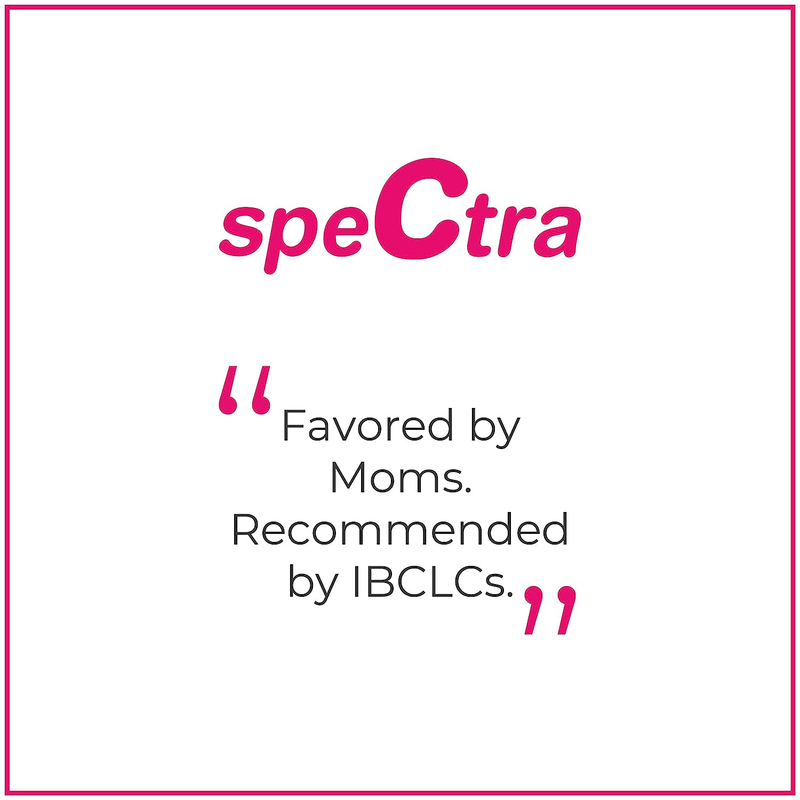 Spectra - Wide Neck Baby Bottles - Compatible with Spectra Breast Milk Pump Flan
