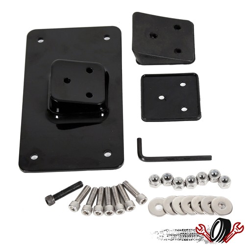 Складной стальной кронштейн для крепления номерного знака Harley Sportster Dyna Softail