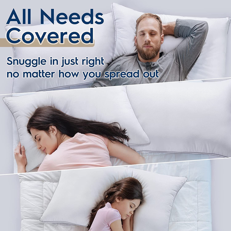 Viewstar Pillows King Size Set of 2, Bed Pillows for Sleeping, King Pillows 2 Pa