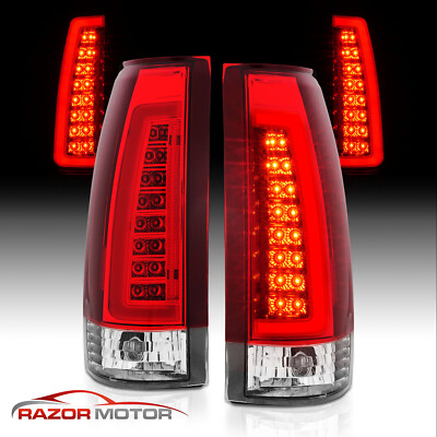1988-99 C-Bar LED Red Taillight Set for Chevy/GMC C10 C/K Silverado Tahoe Sierra