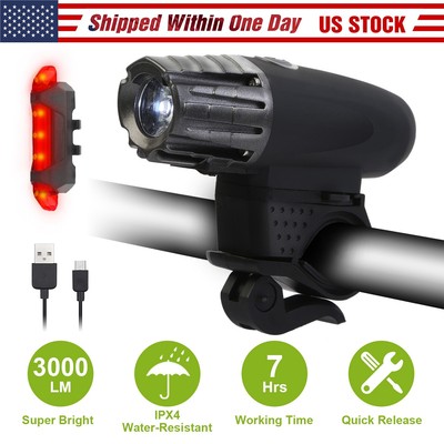 Serfas E-Lume phare et feu arrière Combo Kit 500 lm//30 lm