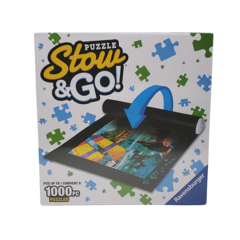 Ravensburger Stow & Go Puzzle Storage or Assemble Up To 1000pc 39x22in Mat Tube