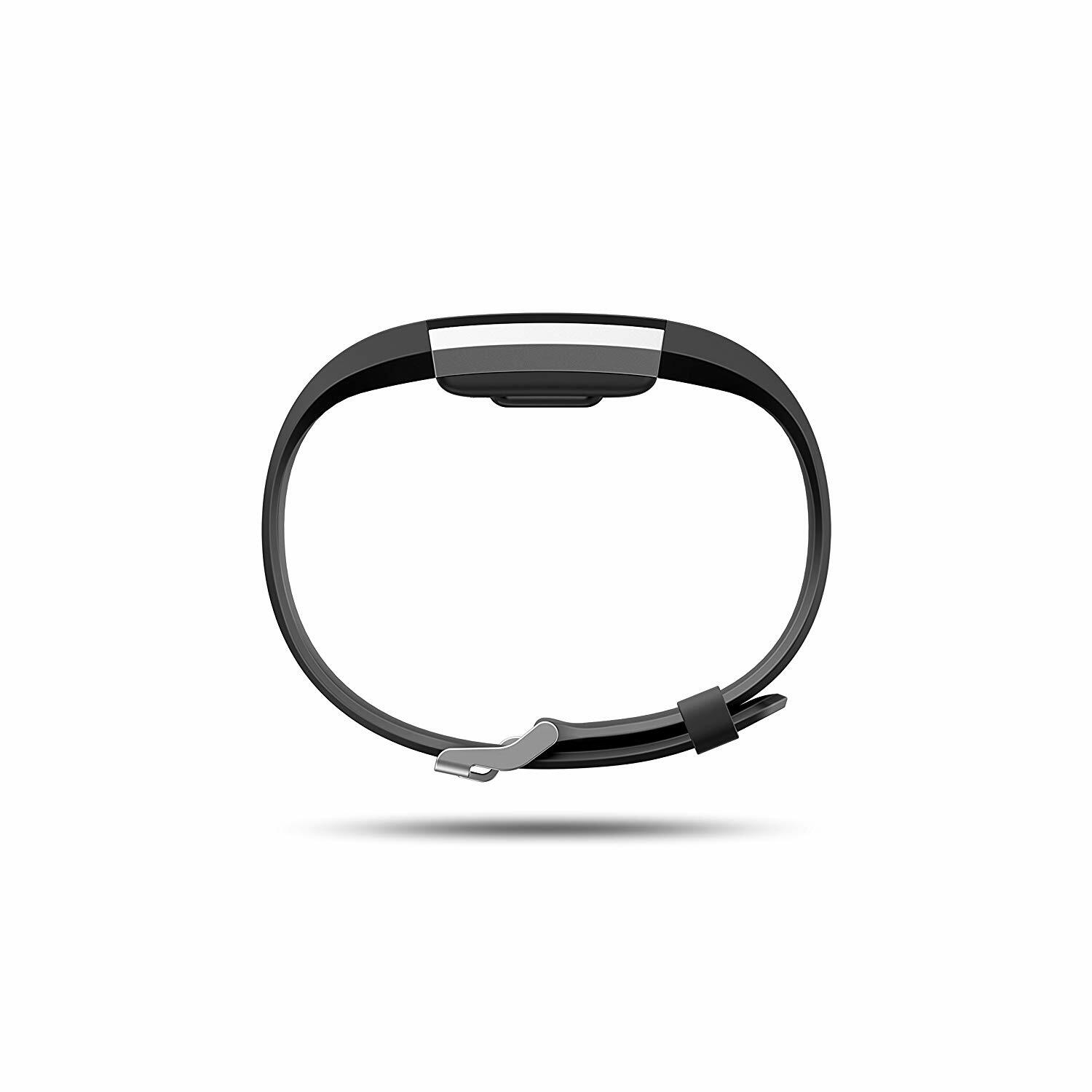 New Fitbit Charge 2 Heart Rate Monitor Fitness Tracker Wristband Black LARGE