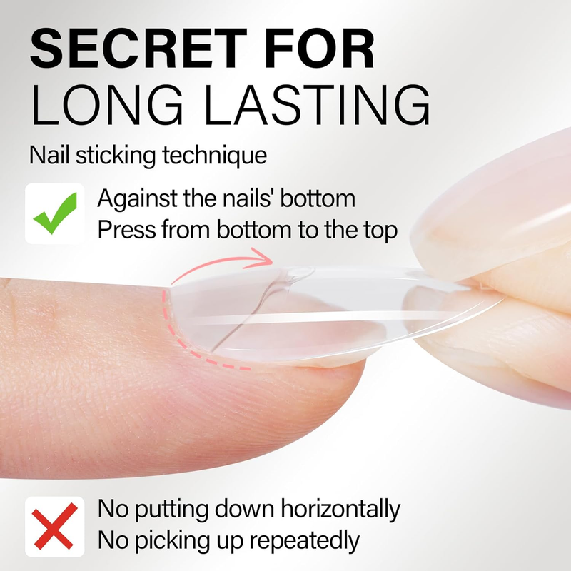 Solid Nail Glue Gel For Nail Tips 15ml Super Strong Gel Nails Glue, Long Lasting