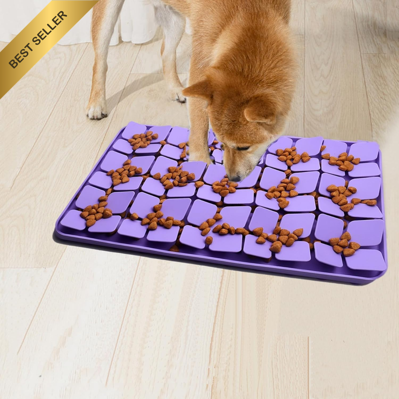 Silicone Snuffle Mat for Small Medium Dogs,Slow Feeder Lick Mat for Pet Slow dow