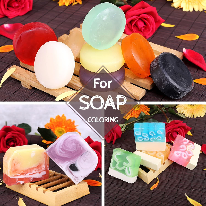 12 Color Bath Bomb Soap Dye - Skin Safe Bath Bomb Colorant Food Grade Coloring f