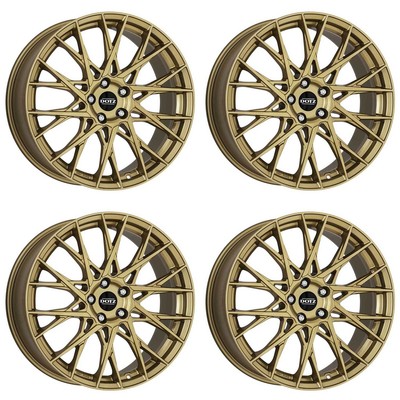 4 Dotz Fuji gold wheels 8.0Jx18 5x112 for Audi A3 A4 A6 Q3 TT
