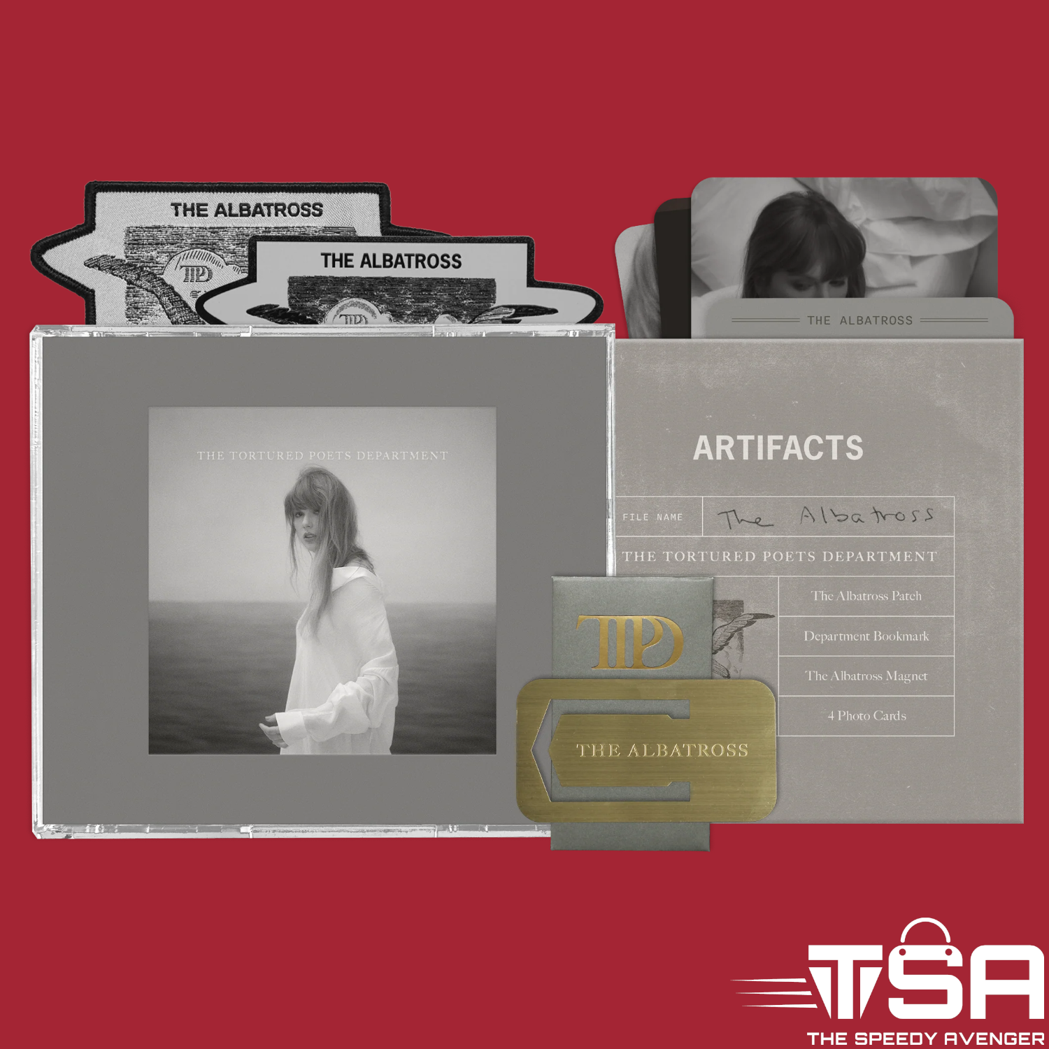 TAYLOR SWIFT TORTURED POETS COLLECTORS EDITION DELUXE CD + BONUS THE ALBATROSS