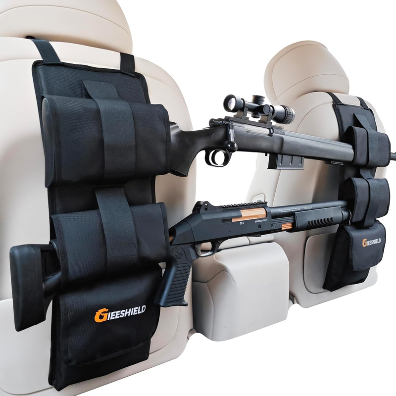 2pc Seat Back Organizer Truck Rifle Holder 600D Oxford Cloth H...