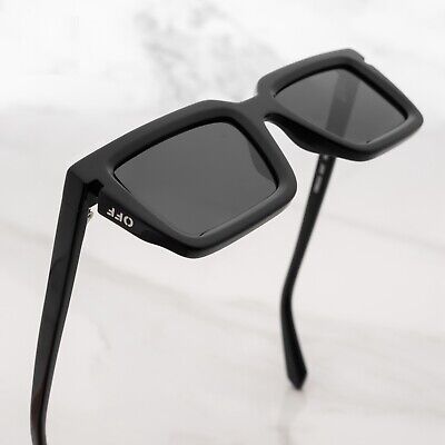 Pre-owned Off-white Oeri113s24pla0011007 Tucson Black Sunglasses In Gray