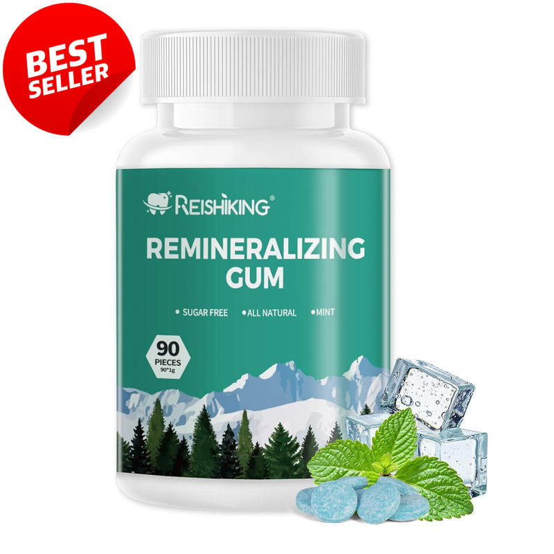 Xylitol Remineralizing Gum 90 Pc Sugar-Free Mint Fresh Breath Teeth - US
